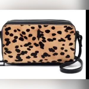 Thacker Callie Leopard Print Small Crossbody Bag